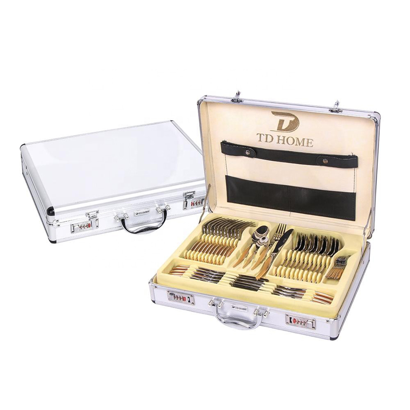 72 84 86 pcs Set de bucătărie placat din aur luxury